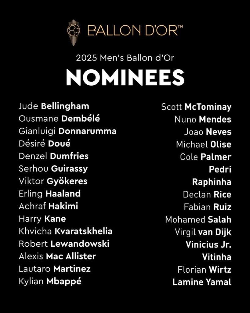 Ballon d'or 2025