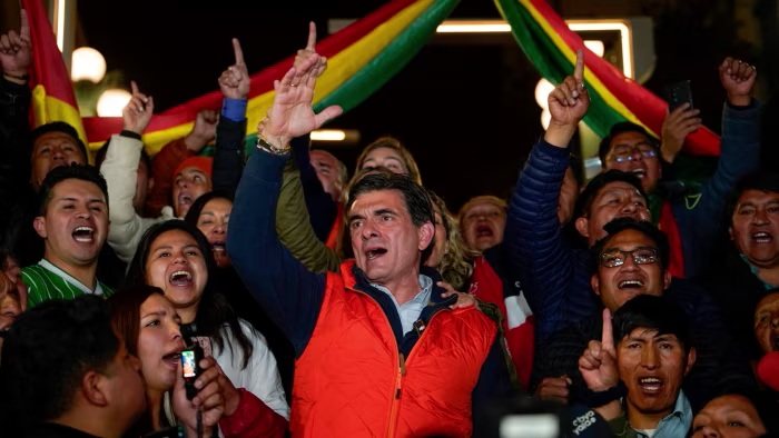 Bolivia set to elect first non-left wing president in two decades 