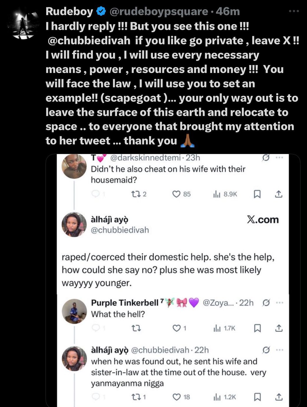 Don’t let that girl go - Do2dtun backs singer Paul Okoye amid rape allegations