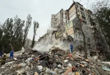 Zelensky calls for sanctions after Russia strikes kill 33 in Kyiv