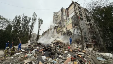 Zelensky calls for sanctions after Russia strikes kill 33 in Kyiv
